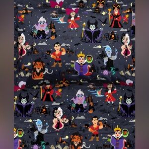 Little Sleepies Disney Villains Bamboo Twin Sheet Set Pillowcase